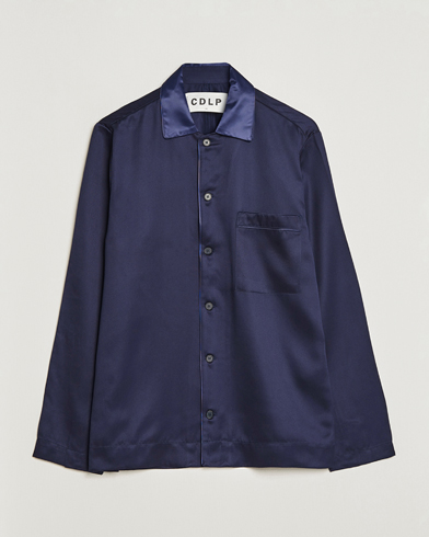 Men | Pyjama Tops | CDLP | Home Suit Long Sleeve Top Navy Blue