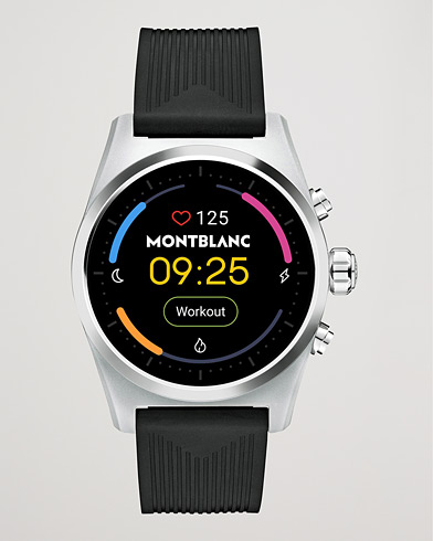 Rubber strap |  Summit Lite Smartwatch Grey/Black Rubber Strap