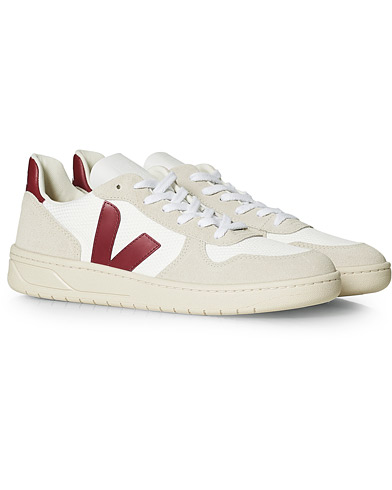  |  V-10 Mesh Sneaker White/Natural Marsala