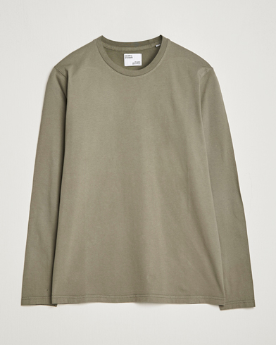 Men | Long Sleeve T-shirts | Colorful Standard | Classic Organic Long Sleeve T-shirt Dusty Olive