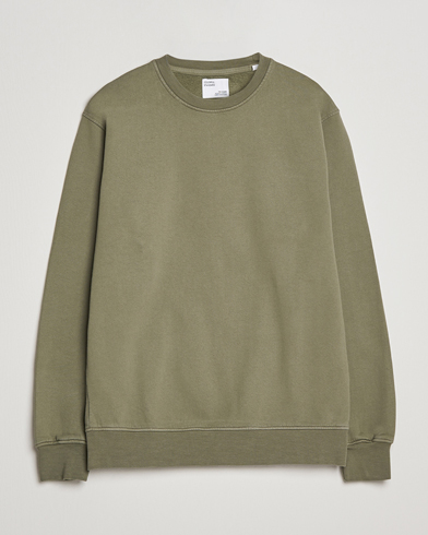 Men | A More Conscious Choice | Colorful Standard | Classic Organic Crew Neck Sweat Dusty Olive