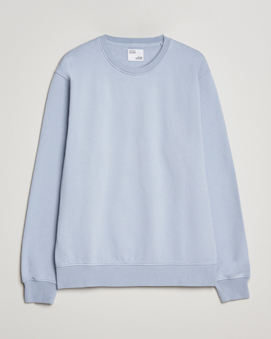 Men | The Summer Collection | Colorful Standard | Classic Organic Crew Neck Sweat Powder Blue
