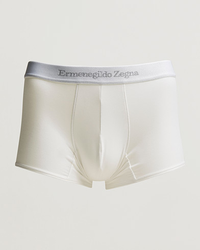 Men |  | Zegna | Cotton Stretch Trunk Boxers White