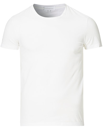 Men | Zegna | Zegna | Cotton Stretch Crew Neck T-Shirt White
