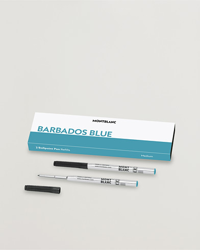 Men |  | Montblanc | 2 Ballpoint Pen Refills Barbados Blue