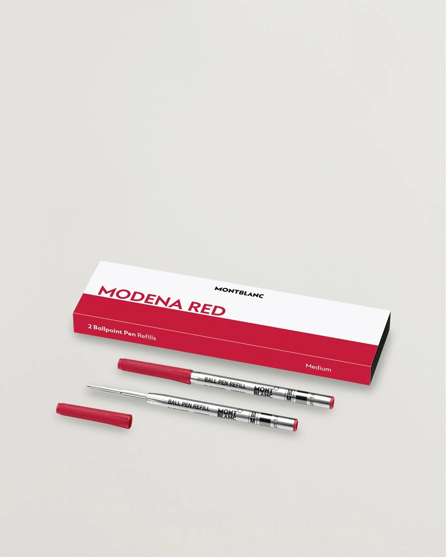 Montblanc 2 Ballpoint Pen Refills Modena Red – Red