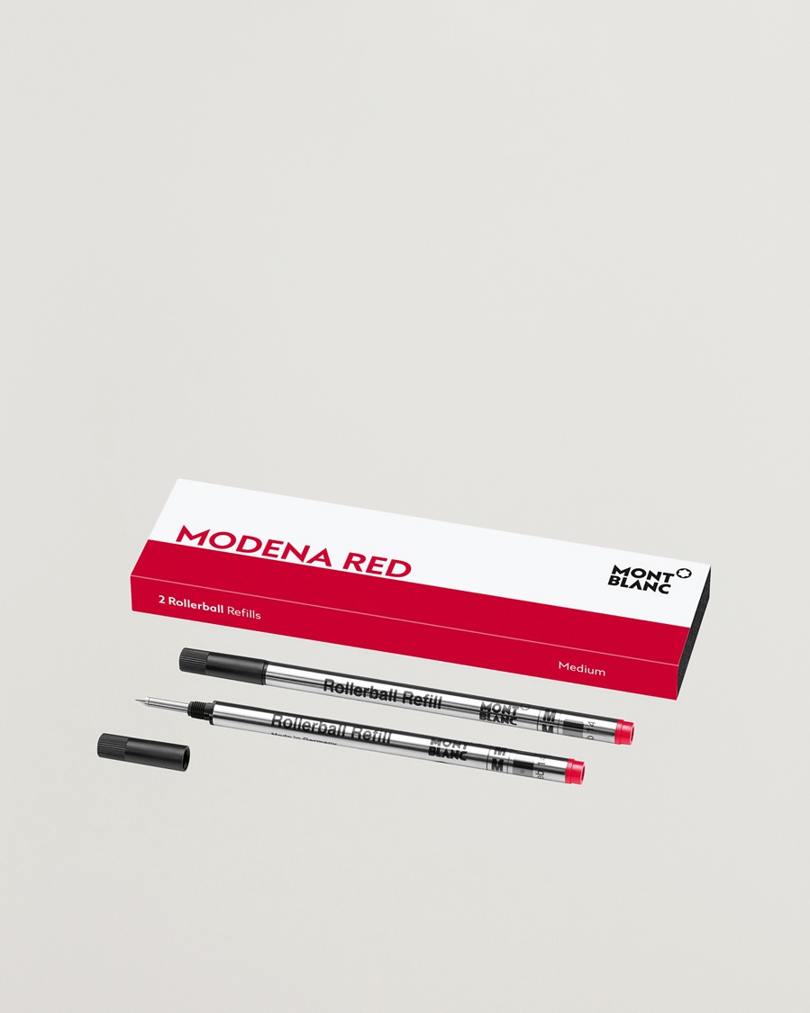 Montblanc 2 Rollerball Refills Modena Red – Red
