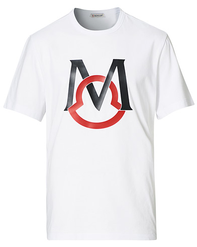 Moncler Maglia Logo Crew Neck Tee Off White