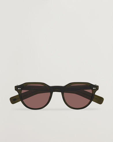 Men | Round Frame Sunglasses | EYEVAN 7285 | Lubin Sunglasses Moss