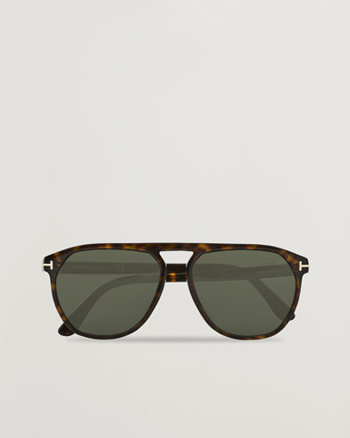 Men | Sunglasses | Tom Ford | Jasper-02 Sunglasses Dark Havana/Green