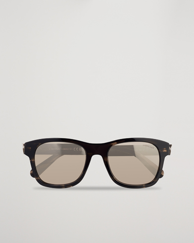 Men | Luxury Brands | Moncler Lunettes | ML0192 Sunglasses Shiny Dark Brown/Roviex Mirror