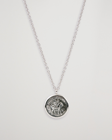 Men | New Nordics | Tom Wood | Coin Pendand Necklace Silver