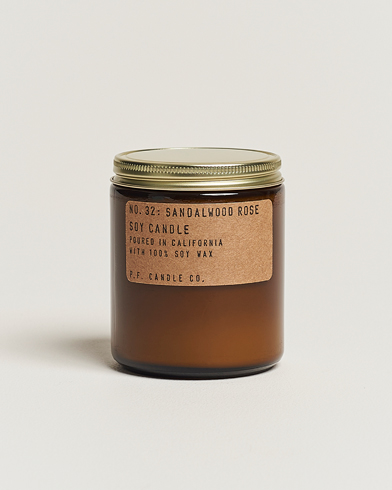Men | Scented Candles | P.F. Candle Co. | Soy Candle No. 32 Sandalwood Rose 204g