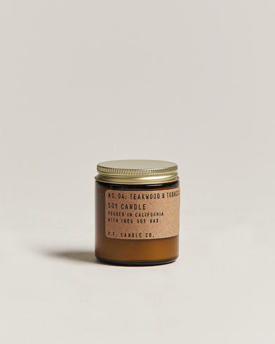 Men |  | P.F. Candle Co. | Soy Candle No. 4 Teakwood & Tobacco 99g