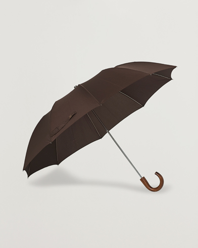Men | Face the Rain in Style | Fox Umbrellas | Telescopic Umbrella Brown
