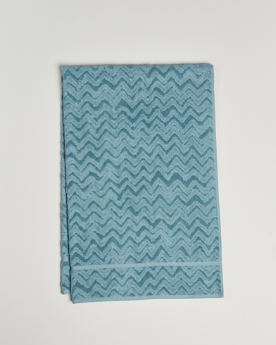Men | Fabrics | Missoni Home | Rex Bath Sheet 100x150 cm Light Blue