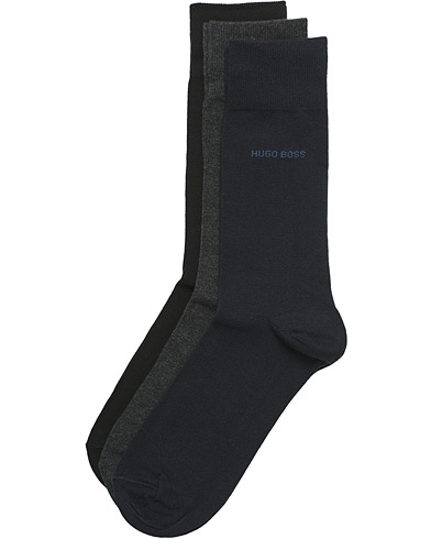  |  3-Pack RS Uni Socks Black Navy/Black/Grey