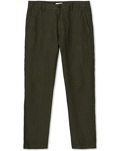  |  Karl Linen Trousers Army Green