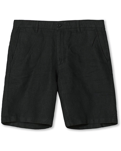  |  Crown Linen Shorts Black