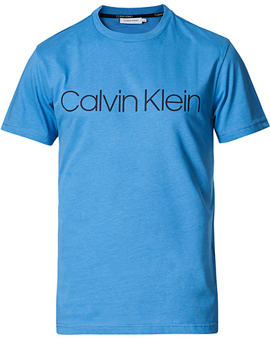 Calvin Klein Logo Crew Neck Tee Sky Cloud