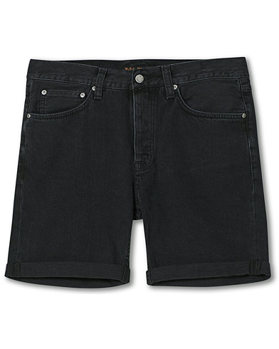 Men | Nudie Jeans | Nudie Jeans | Josh Stretch Denim Shorts Black Water