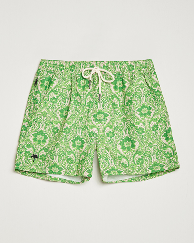 Men | OAS | OAS | Printed Swim Shorts Greenie