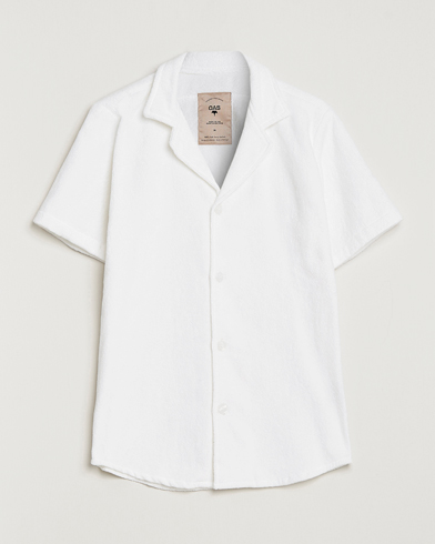 Men | The Terry Collection | OAS | Terry Cuba Short Sleeve Shirt White