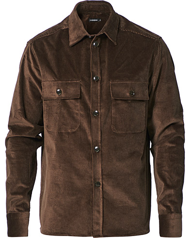 Overshirts |  Regular Fit Corduroy Shirt Jacket Umber Brown