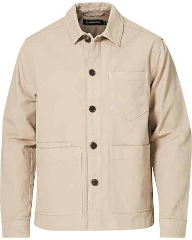  |  Twill Work Overshirt Oyster Brown