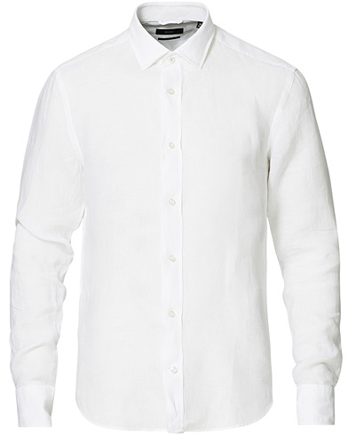  |  Joy Linen Cut Away Shirt White