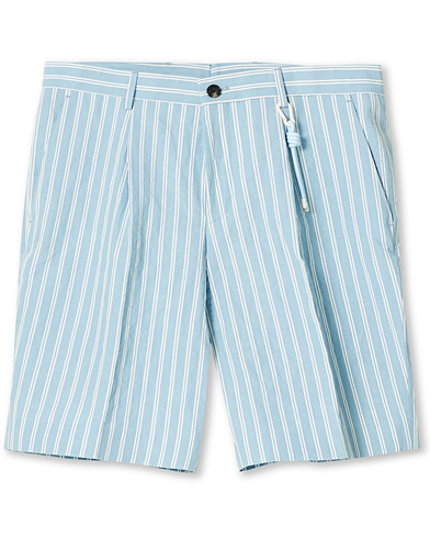 |  Pepe Striped Seersucker Shorts Pastel Blue