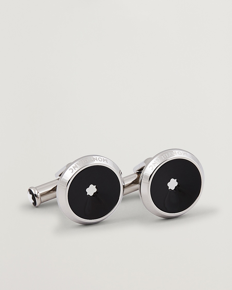 Montblanc Star Cufflinks Black Resin – Black
