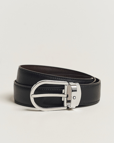 Men |  | Montblanc | Reversible Saffiano Leather 30mm Belt Black/Brown