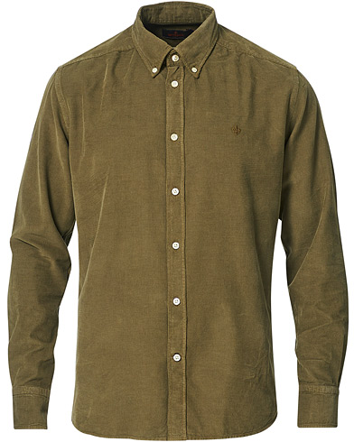  |  Douglas Cord Button Down Shirt Green
