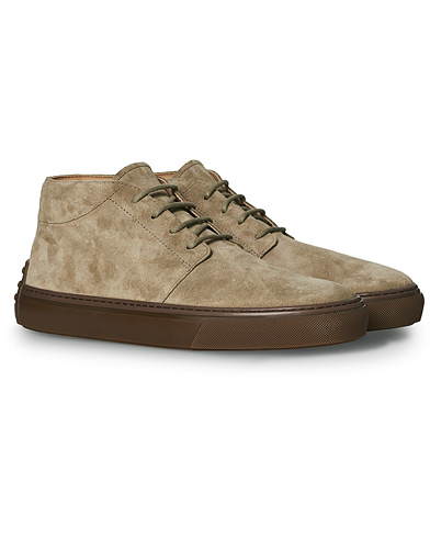 Tod\'s Cassetta Chukka Boot Olive Suede