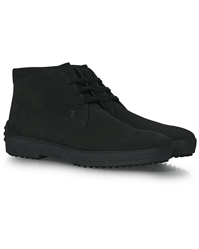 Men | Tod's | Tod's | Winter Gommini Boots Black Suede