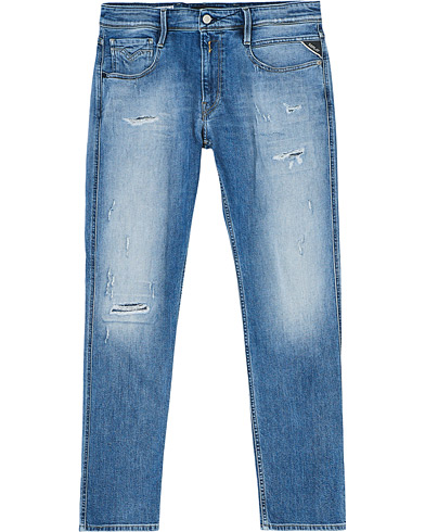  |  Anbass Superstretch Destroyed Jeans Blue