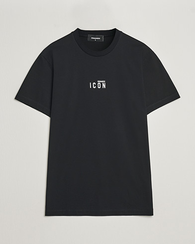 Men |  | Dsquared2 | Icon Small Logo Crew Neck T-Shirt Black