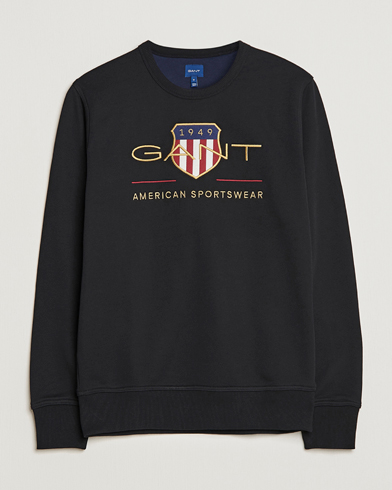 Men |  | GANT | Archive Shield Crew Neck Sweatershirt Black