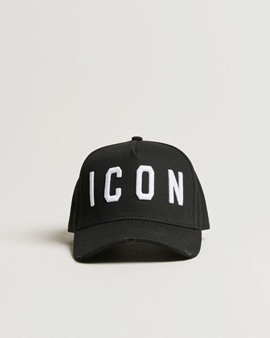 Men | Hats & Caps | Dsquared2 | Icon Baseball Cap Black/White