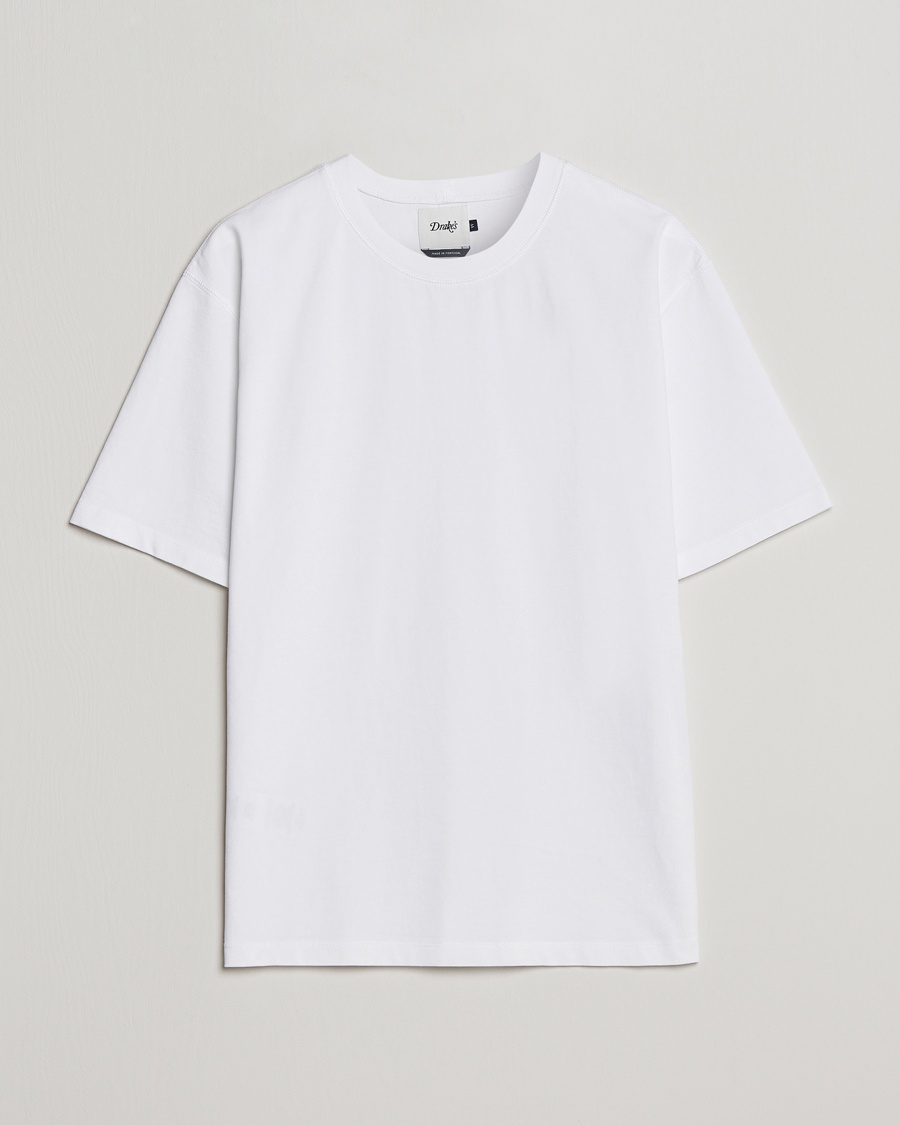 Drake's Short Sleeve Hiking T-Shirt White – White