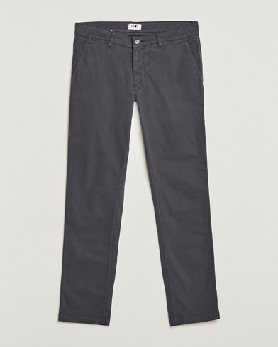 Trousers |  Marco Slim Fit Stretch Chinos Concrete