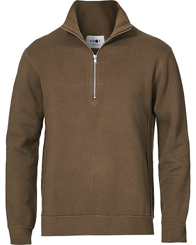  |  Luis Cotton/Modal Half Zip Sweater Clay