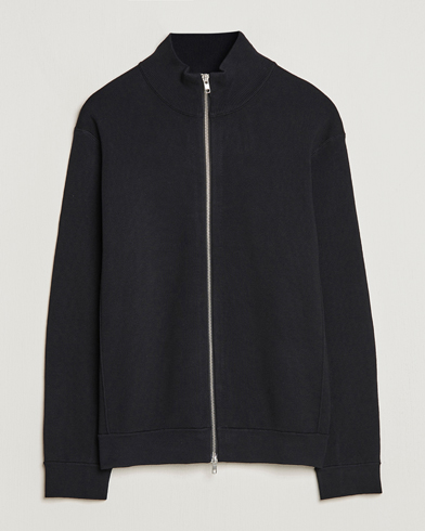  |  Luis Cotton/Modal Full Zip Sweater Black