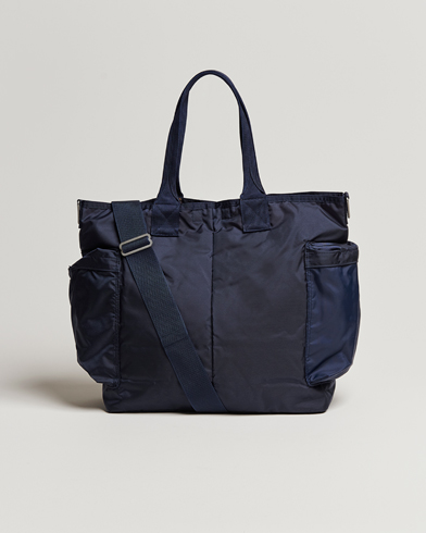 Men | Bags | Porter-Yoshida & Co. | Force 2Way Tote Bag Navy Blue
