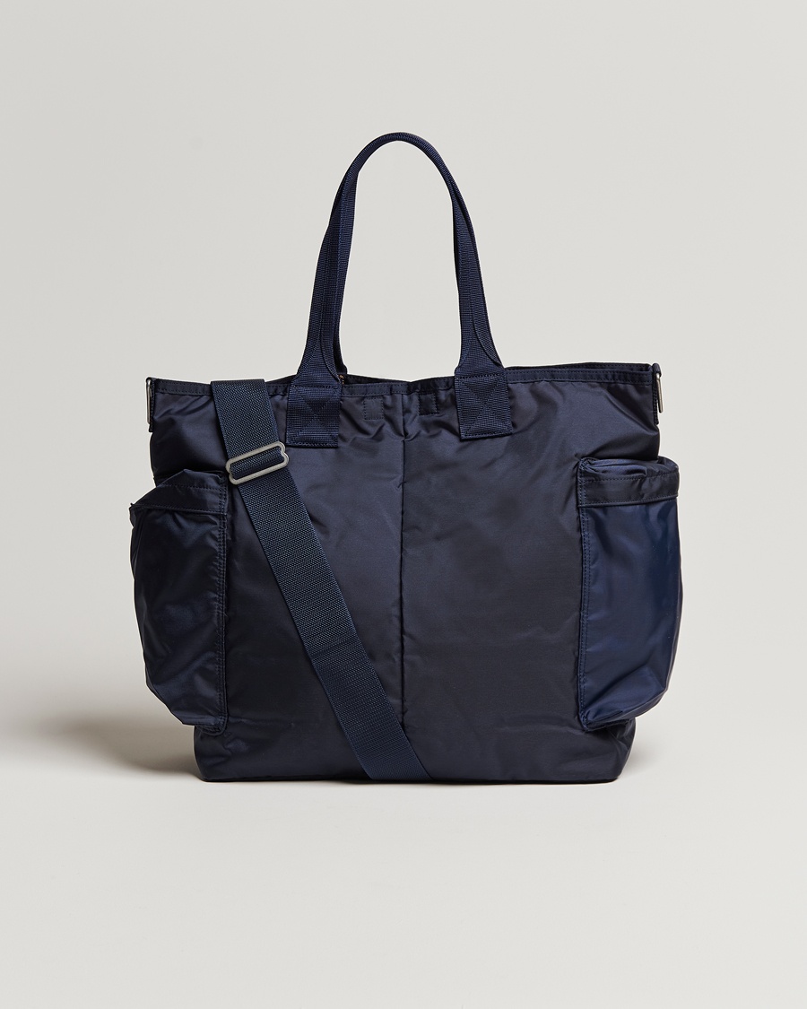 Porter-Yoshida & Co. Force 2Way Tote Bag Navy Blue – Blue