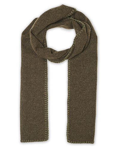 |  Brushed Cashmere Twill Scarf Inverness Loden