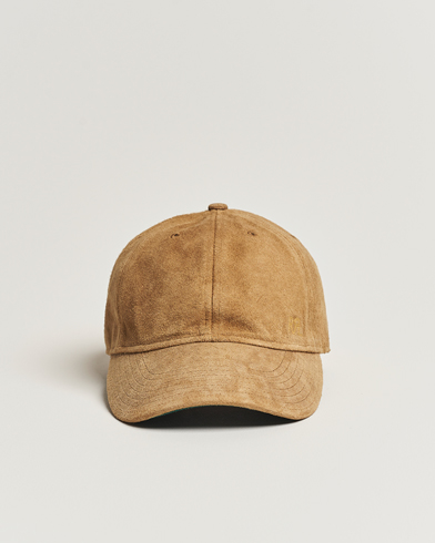 Men | Hats & Caps | RRL | Rough Out Baseball Cap Brown
