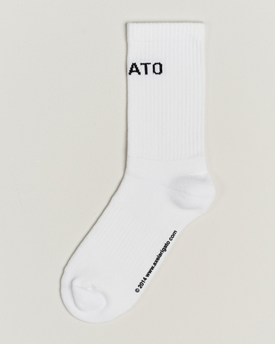 Men | Socks | Axel Arigato | Logo Tube Sock White