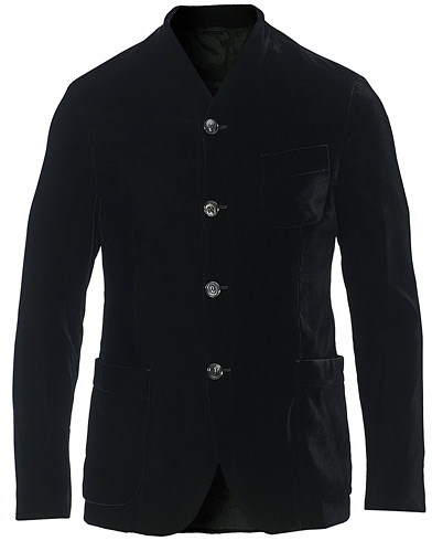 Corduroy Blazers |  Velvet Evening Jacket Black